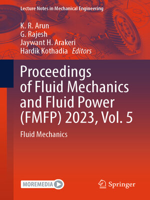 cover image of Proceedings of Fluid Mechanics and Fluid Power (FMFP) 2023, Volume 5